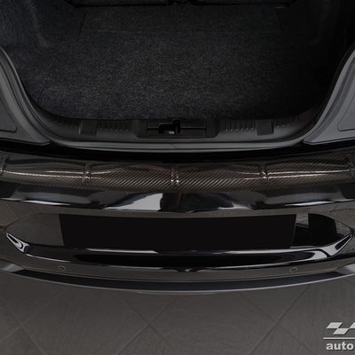 Carbon Ladekantenschutzleiste für FORD MUSTANG VI coupe / GT 2015-2017, FL2017-> Schwarz Carbon