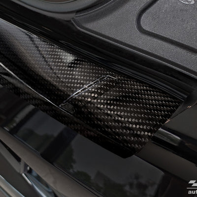 Carbon Ladekantenschutzleiste für FORD MUSTANG VI coupe / GT 2015-2017, FL2017-> Schwarz Carbon