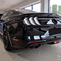 Carbon Ladekantenschutzleiste für FORD MUSTANG VI coupe / GT 2015-2017, FL2017-> Schwarz Carbon