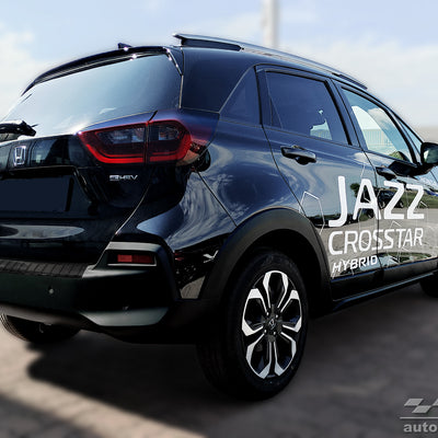 Carbon Ladekantenschutzleiste für HONDA JAZZ V CROSSTAR hybrid 2020-> Schwarz Carbon