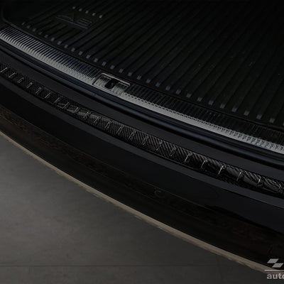 Carbon Ladekantenschutzleiste für AUDI A6 C7 Allroad 2012-2014, FL2014-2018 Schwarz Carbon