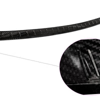 Carbon Ladekantenschutzleiste für AUDI A6 C7 Allroad 2012-2014, FL2014-2018 Schwarz Carbon