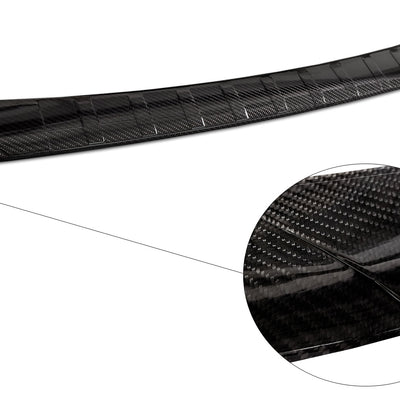 Carbon Ladekantenschutzleiste für MERCEDES C Class V T-model S206 2021-> Schwarz Carbon