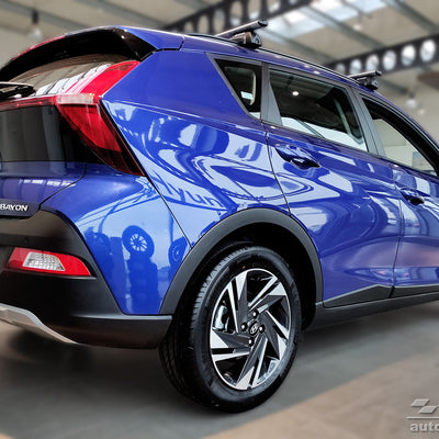 Carbon Ladekantenschutzleiste für HYUNDAI BAYON 2021-> Schwarz Carbon