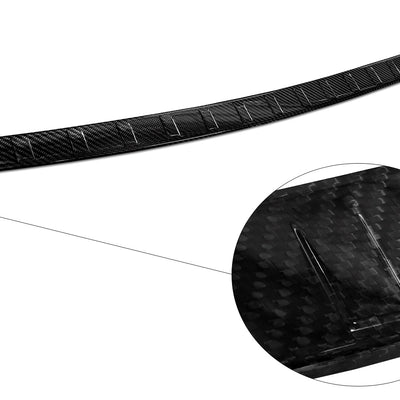 Carbon Ladekantenschutzleiste für HYUNDAI BAYON 2021-> Schwarz Carbon