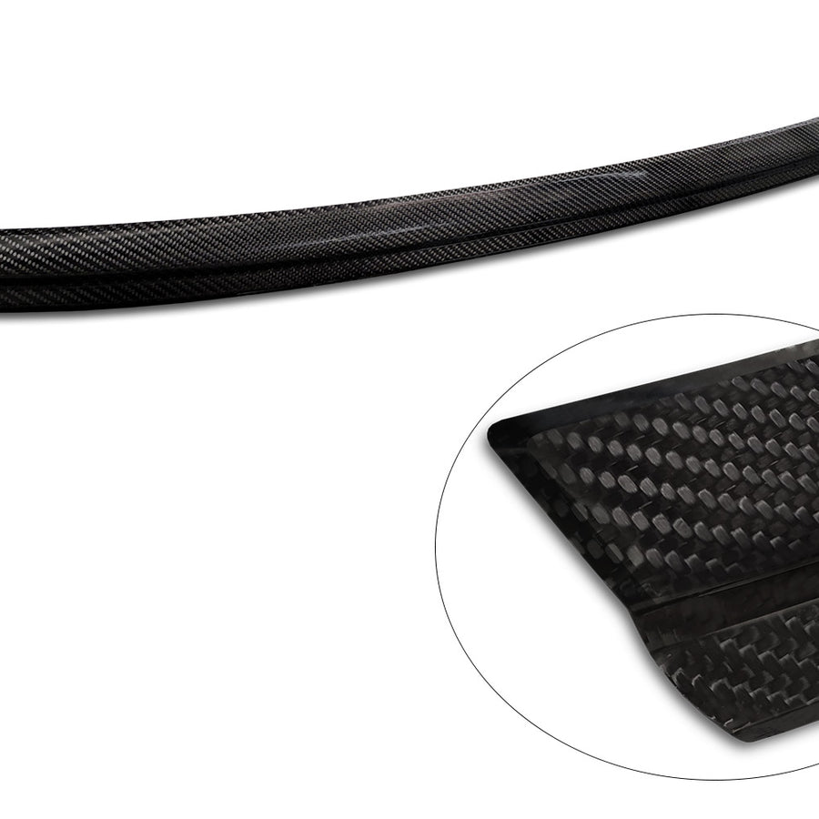 Carbon Ladekantenschutzleiste für PORSCHE CAYENNE III 2017-> (P0536) Schwarz Carbon