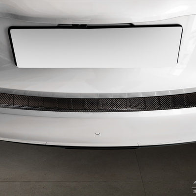 Carbon Ladekantenschutzleiste für FIAT  500 e II hatchback 3D 2020->  / Fiat e II cabrio 2020-> / Fiat 500 II 3+1 Electric Schwarz Carbon