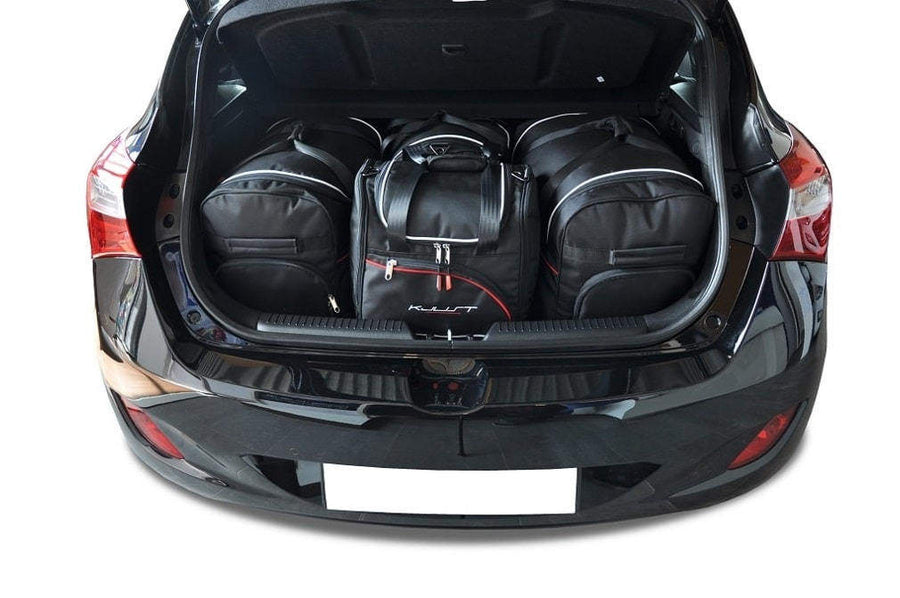 HYUNDAI i30 HATCHBACK 2012-2016 KOFFERRAUMTASCHEN SET 4 STK