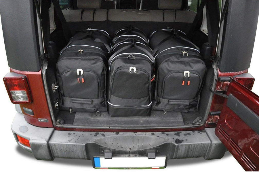 JEEP WRANGLER 2007-2018 KOFFERRAUMTASCHEN SET 4 STK