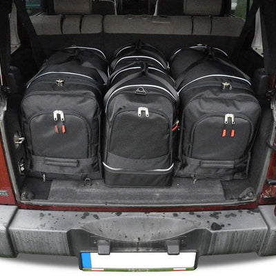 JEEP WRANGLER 2007-2018 KOFFERRAUMTASCHEN SET 4 STK