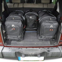 JEEP WRANGLER 2007-2018 KOFFERRAUMTASCHEN SET 4 STK