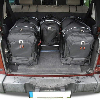 JEEP WRANGLER 2007-2018 KOFFERRAUMTASCHEN SET 4 STK
