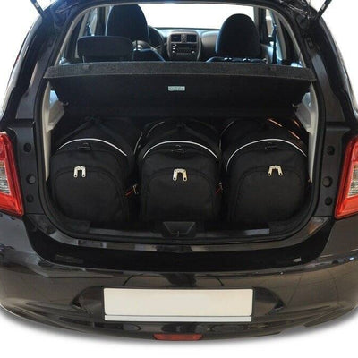 NISSAN MICRA 2010-2017 KOFFERRAUMTASCHEN SET 3 STK