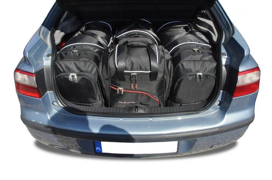 RENAULT LAGUNA HATCHBACK 2001-2007 KOFFERRAUMTASCHEN SET 4 STK