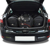 RENAULT MEGANE HATCHBACK 2008-2015 KOFFERRAUMTASCHEN SET 4 STK