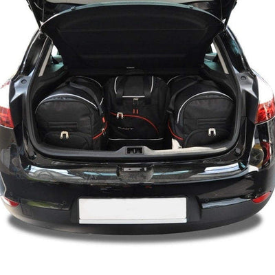 RENAULT MEGANE HATCHBACK 2008-2015 KOFFERRAUMTASCHEN SET 4 STK