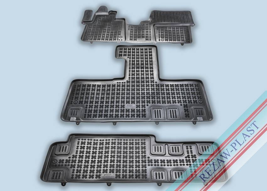 Gummi Fußmatten für Citroen Spacetourer / Peugeot Traveller / Toyota ProAce Verso