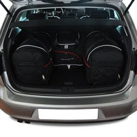 VW GOLF HATCHBACK 2012-2020 KOFFERRAUMTASCHEN SET 4 STK