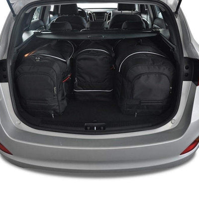 HYUNDAI i30 WAGON 2012-2017 KOFFERRAUMTASCHEN SET 4 STK