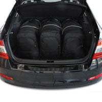 SKODA OCTAVIA LIFTBACK 2013-2020 KOFFERRAUMTASCHEN SET 5 STK 2tes Set