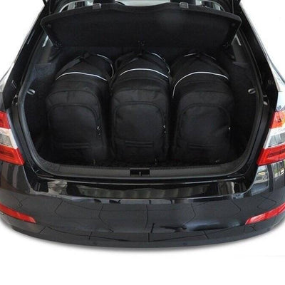 SKODA OCTAVIA LIFTBACK 2013-2020 KOFFERRAUMTASCHEN SET 5 STK 2tes Set