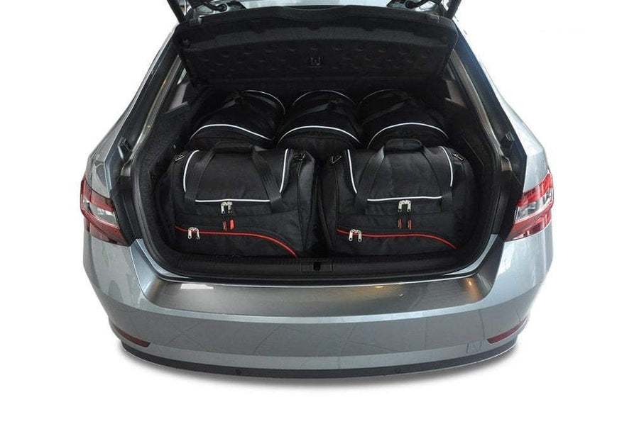 SKODA SUPERB LIFTBACK 2015+ KOFFERRAUMTASCHEN SET 5 STK
