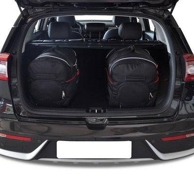 KIA NIRO 2016+ KOFFERRAUMTASCHEN SET 3 STK 2tes Set