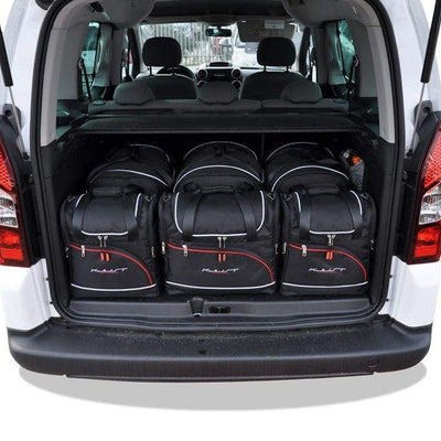 PEUGEOT PARTNER 2008-2019 KOFFERRAUMTASCHEN SET 6 STK
