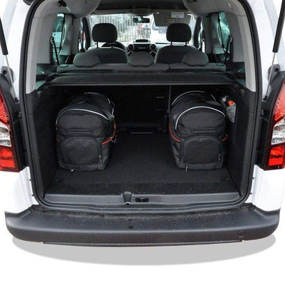 PEUGEOT PARTNER 2008-2019 KOFFERRAUMTASCHEN SET 6 STK 2tes Set