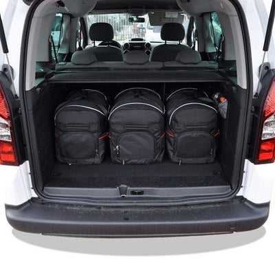 PEUGEOT PARTNER 2008-2019 KOFFERRAUMTASCHEN SET 6 STK 2tes Set