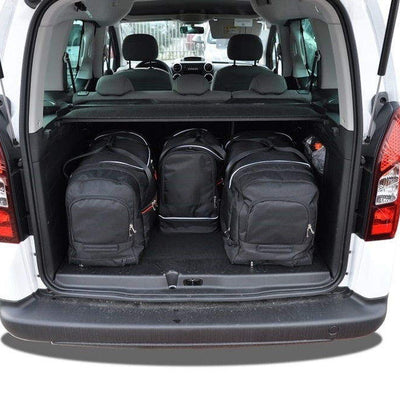 PEUGEOT PARTNER 2008-2019 KOFFERRAUMTASCHEN SET 4 STK