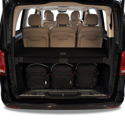 MERCEDES-BENZ V LONG 2015+ KOFFERRAUMTASCHEN SET 7 STK