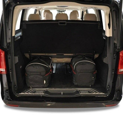 MERCEDES-BENZ V LONG 2015+ KOFFERRAUMTASCHEN SET 7 STK