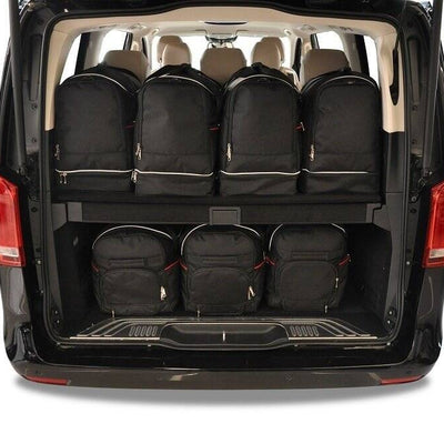 MERCEDES-BENZ V LONG 2015+ KOFFERRAUMTASCHEN SET 7 STK