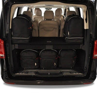 MERCEDES-BENZ V LONG 2015+ KOFFERRAUMTASCHEN SET 7 STK