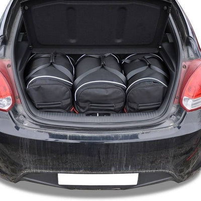 HYUNDAI VELOSTER COUPE 2011-2014 KOFFERRAUMTASCHEN SET 3 STK