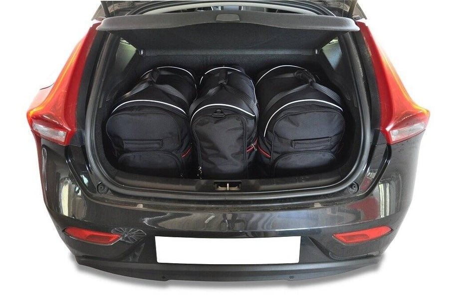 VOLVO V40 HATCHBACK 2012-2019 KOFFERRAUMTASCHEN SET 3 STK