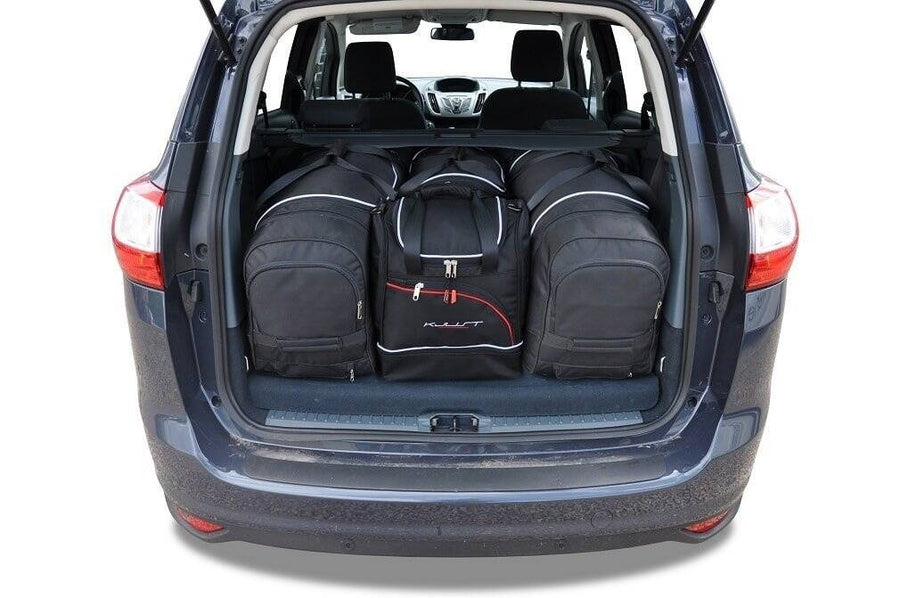 FORD GRAND C-Max 2010-2015 KOFFERRAUMTASCHEN SET 4 STK