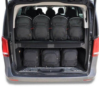 MERCEDES-BENZ V EXTRA LONG 2014+ KOFFERRAUMTASCHEN SET 7 STK