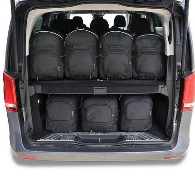 MERCEDES-BENZ V EXTRA LONG 2014+ KOFFERRAUMTASCHEN SET 7 STK