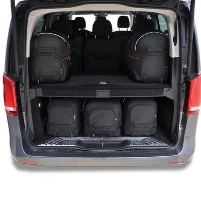 MERCEDES-BENZ V EXTRA LONG 2014+ KOFFERRAUMTASCHEN SET 7 STK