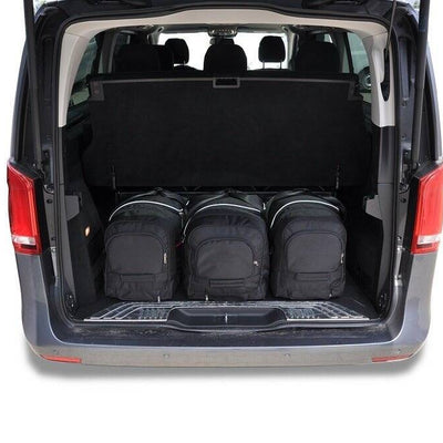 MERCEDES-BENZ V EXTRA LONG 2014+ KOFFERRAUMTASCHEN SET 7 STK