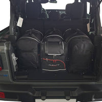 JEEP WRANGLER PHEV 2018+ KOFFERRAUMTASCHEN SET 4 STK