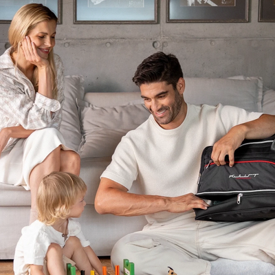 VOLVO C40 EV 2021+ KOFFERRAUMTASCHEN SET 4 STK