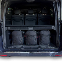 MERCEDES-BENZ EQV LONG 2020+ KOFFERRAUMTASCHEN SET 7 STK