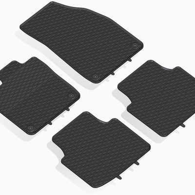 Gummi Fußmatten Geyer Hosaja für Audi Q4 E-Tron / VW Tavascan ID.4 ID.5 / Skoda Elroq Enyaq