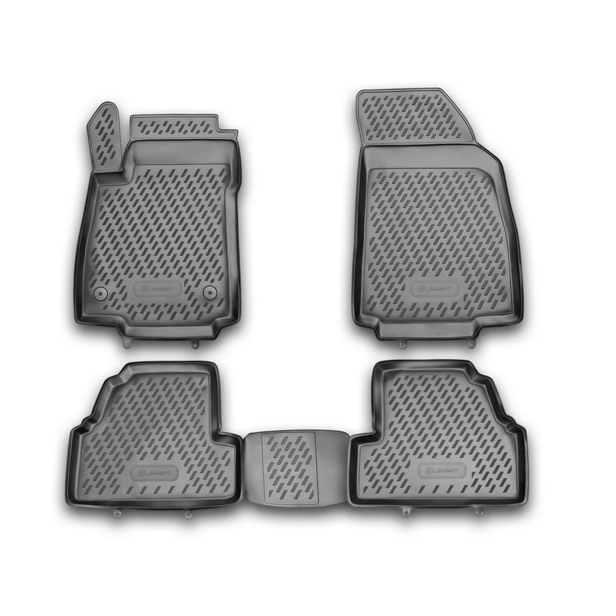 3D Element Gummi Fußmatten für Opel Mokka Schwarz