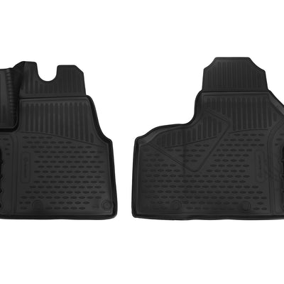 3D Element Gummi Fußmatten für NISSAN NV300, 2016->, van, (Europäische Version ), 2-er Set Schwarz