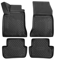 3D Element Gummi Fußmatten für MERCEDES GLA-Class, H247 2020->, Cross over, Europäische Version , 4er Set Schwarz