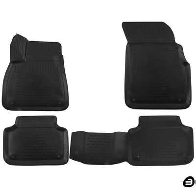 3D Element Gummi Fußmatten für Audi Q7 II